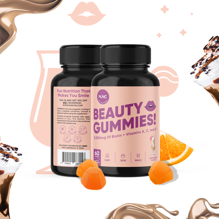 NUNC - Beauty Gummies - 2 Bottles.