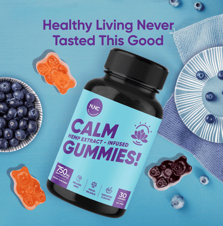 NUNC - Calm Gummies - 1 Bottle.