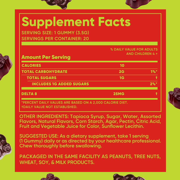 NUNC - Happy Gummies - 1 Bottle.
